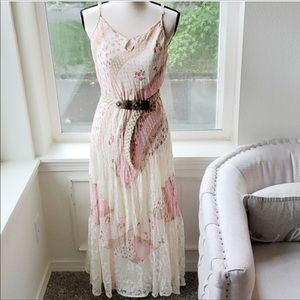 Vintage 1990's Boston Proper Floral Dress Small